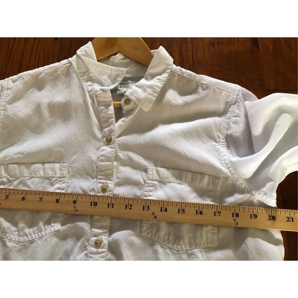 Women's Lucky Brand Split Back Button Front Shirt SZ M - Picture 8 of 10